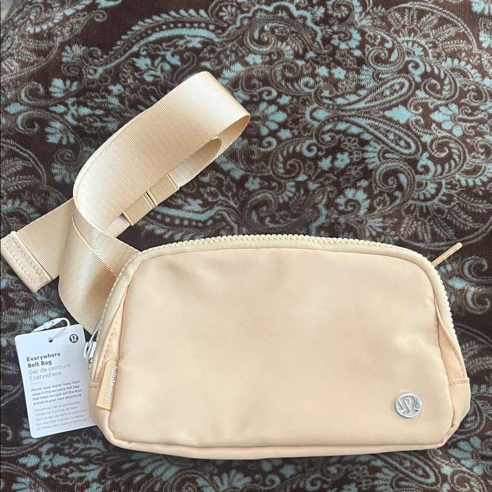 lululemon athletica 1L Tan Crossbody Bag